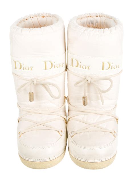 dior moon boots white|christian dior moon boots.